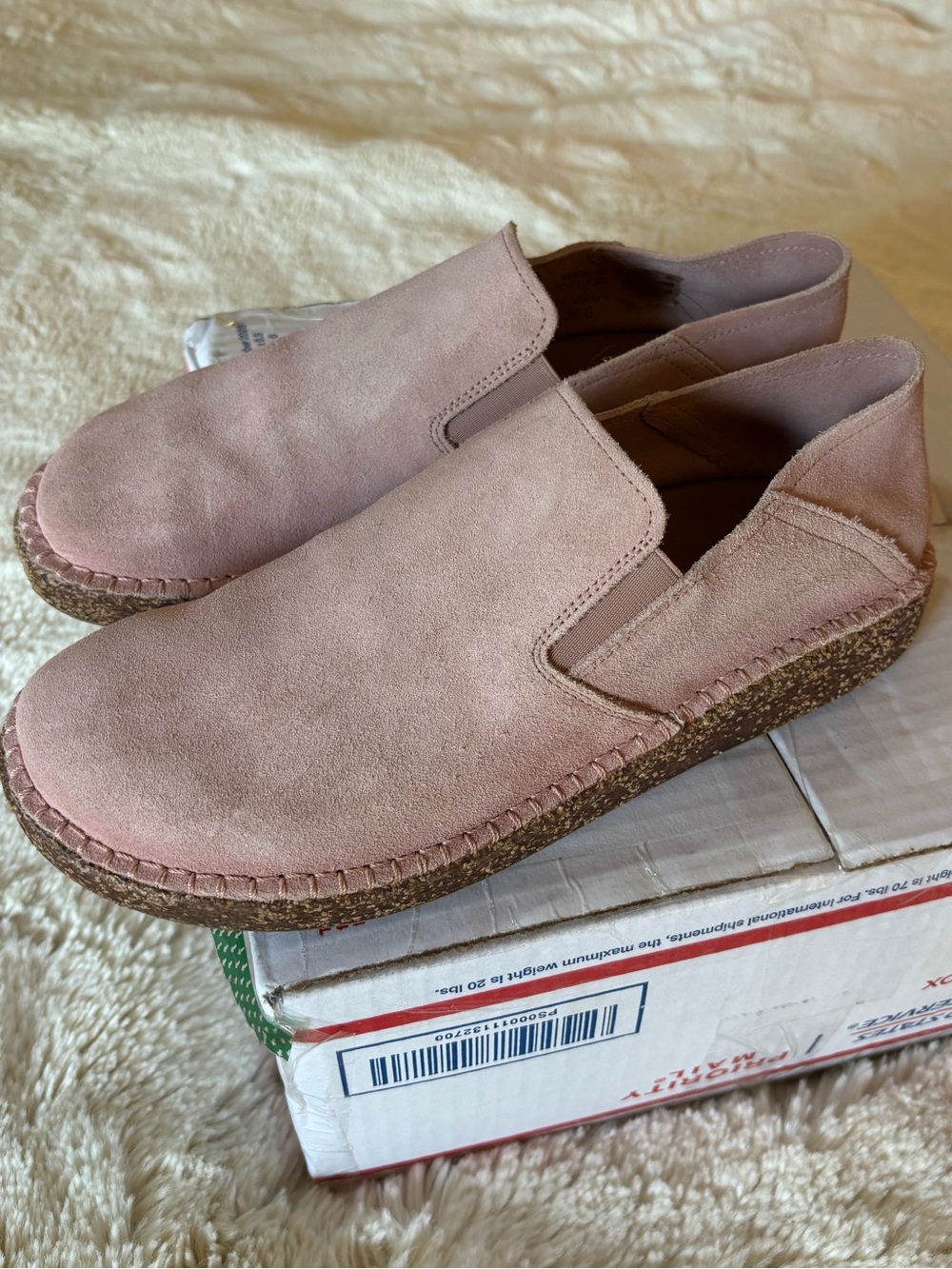 Birkenstock Callan Suede Slip-On Loafer in Soft Pink 39 - Picture 5 of 7